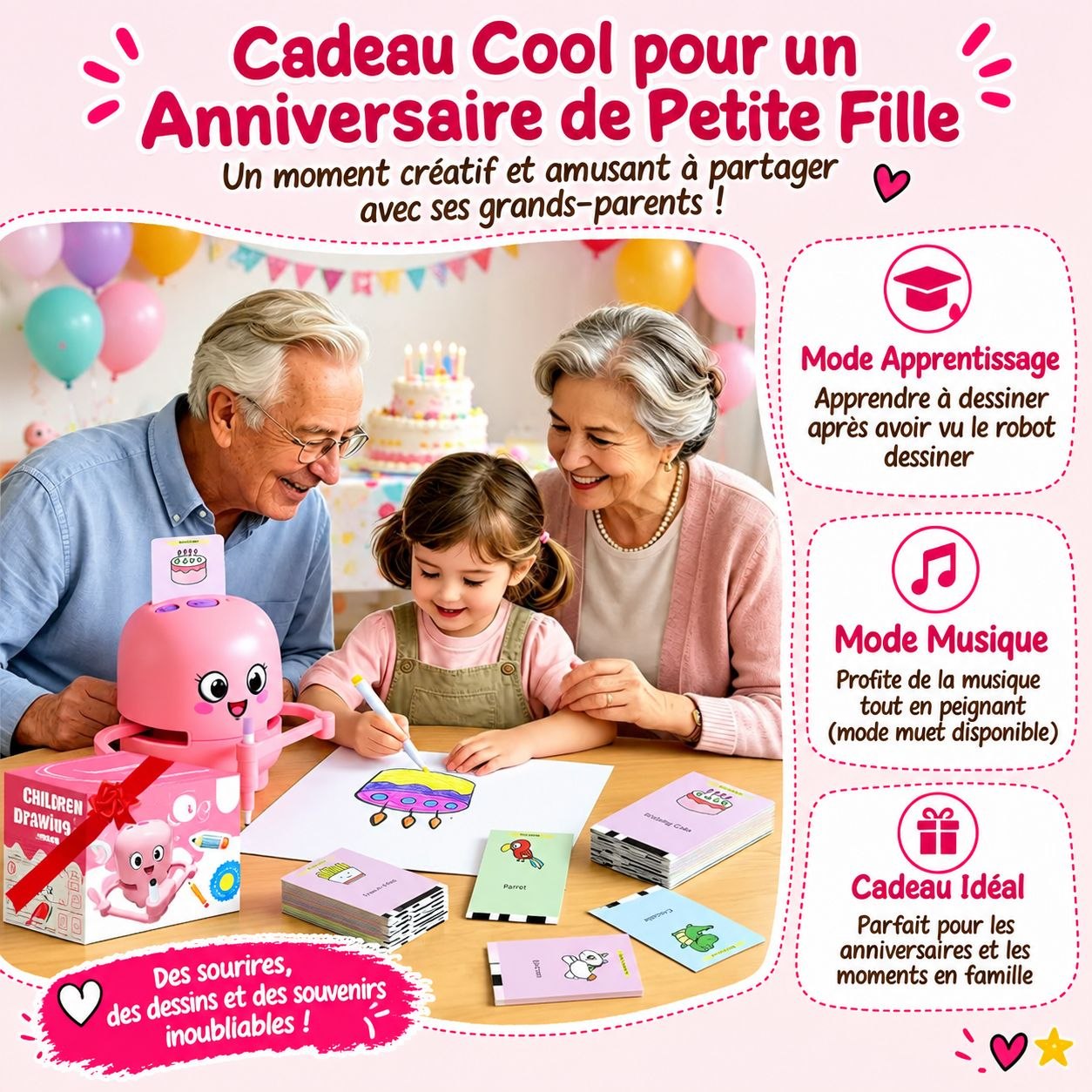 Une idée cadeau adorée des enfants
